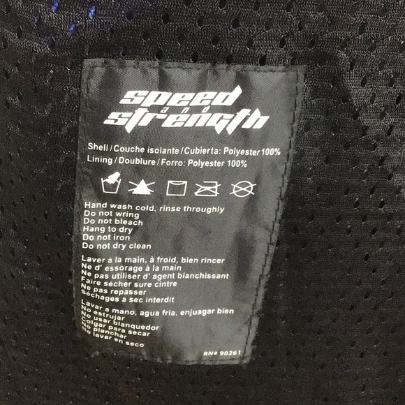 Motorcycle Speed and Strength Dead Top Center Textile Jacket Size XL - Picture 5 of 12